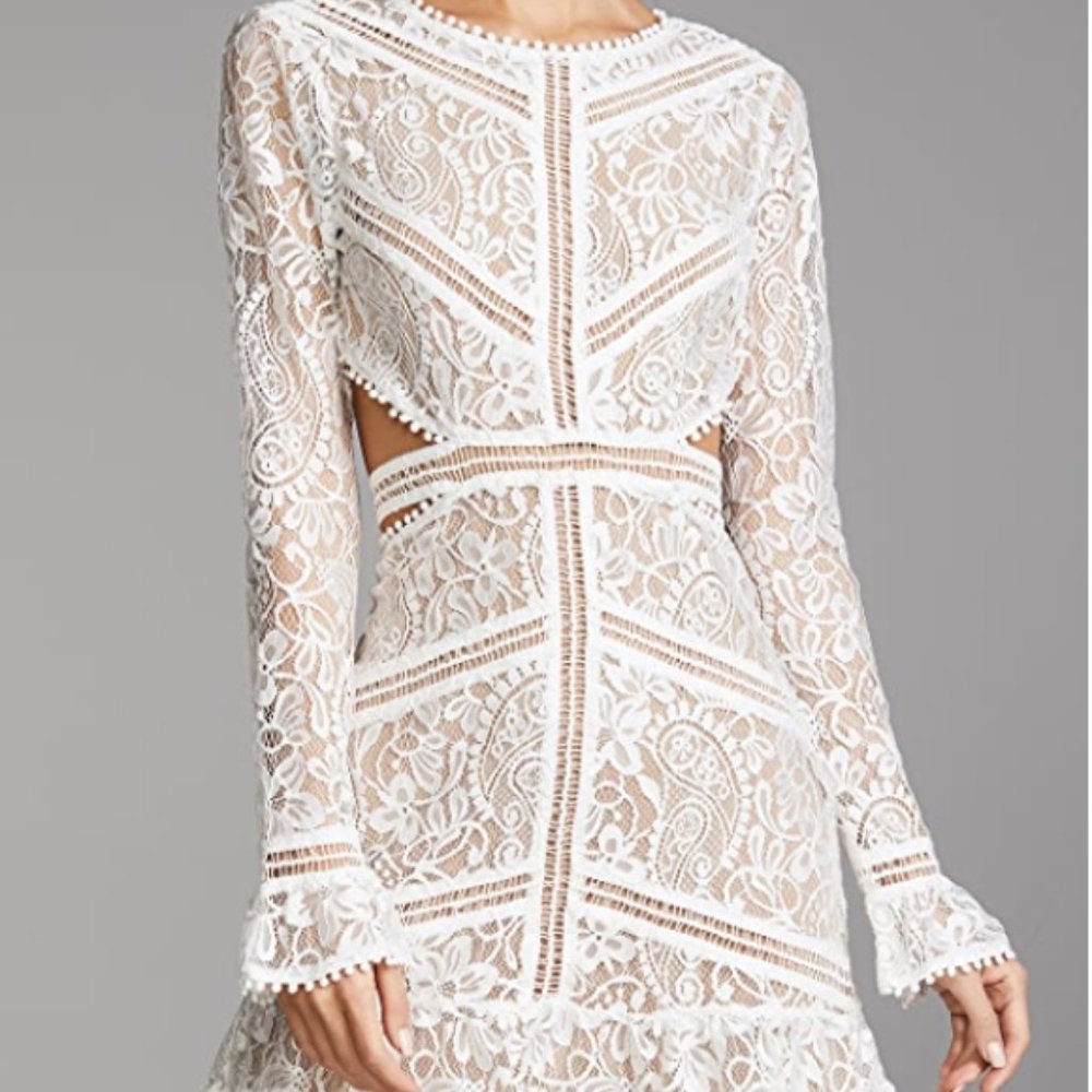 For Love and Lemons Emerie Cutout Dress Size S